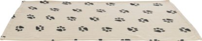 Couverture Barney pour animaux beige avec motif de pattes, très grande, Trixie